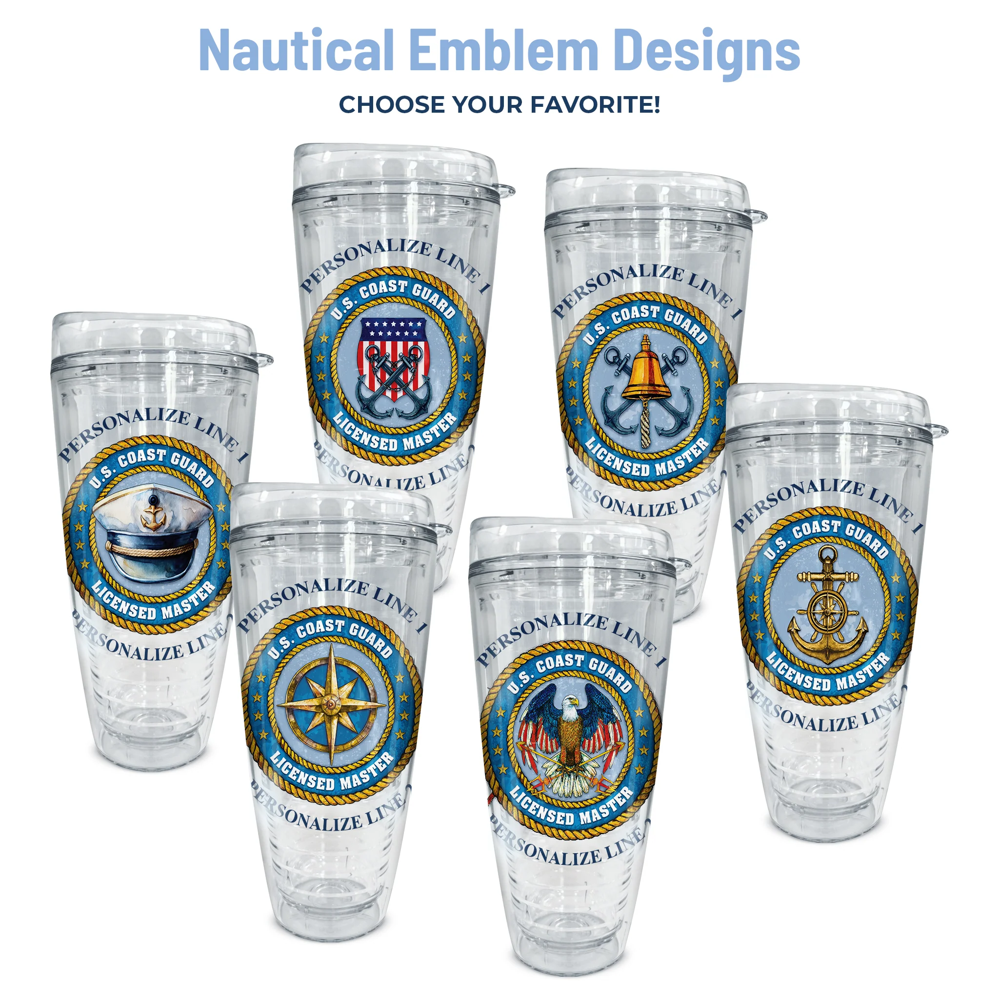 U.S. Coast Guard Licensed Master Insulated  Tumbler - Image 3